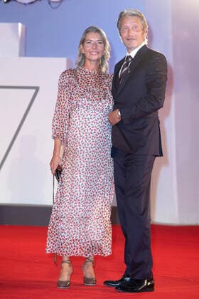 September 6, 2020, Venice, Italy: Hanne Jacobsen and Mads Mikkelsen, Premio Kineo, 77th Venice Film Festival in Venice, Italy on September 05, 2020. Ron Crusow imageSPACE Venice Italy - ZUMAs181 20200906_zea_s181_006 Copyright: xImagespacex