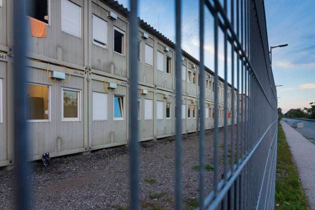 Abschiebezentrum (Deportation center) at airport Wien Schwechat Schwechat Niederösterreich, Lower Austria Austria Donau
