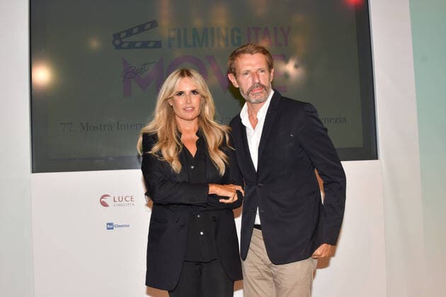 77th Venice Film Festival 2020, Conference Press of Best Movie award. Pictured Lambert Wilson, Tiziana Rocca  Copyright: xManuelexMangiarottix xIPAx xManuelexMangiarottix xVeneziax20x