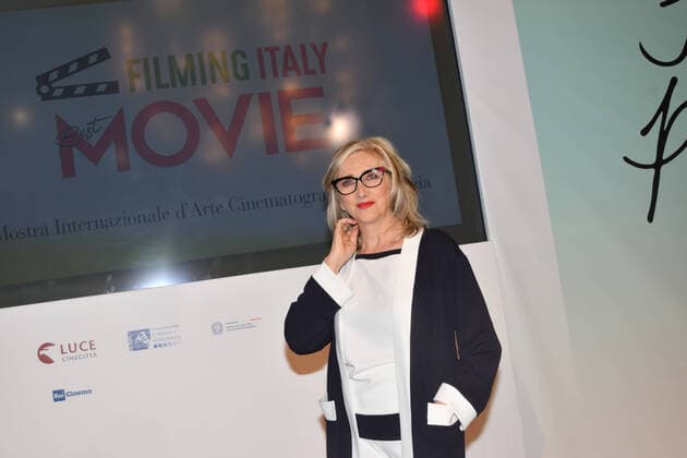 77th Venice Film Festival 2020, Conference Press of Best Movie award. Pictured Lunetta Savino  Copyright: xManuelexMangiarottix xIPAx xManuelexMangiarottix xVeneziax20x
