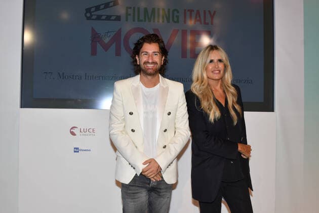 77th Venice Film Festival 2020, Conference Press of Best Movie award. Pictured Alessandro Siani , Tiziana Rocca  Copyright: xManuelexMangiarottix xIPAx xManuelexMangiarottix xVeneziax20x