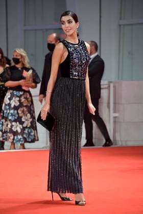 77th Venice Film Festival 2020, Red Carpet. Filming Italy Award. Pictured Rocio Munoz Morales  Copyright: xSimonexComix xIPAx xVeneziax2020x