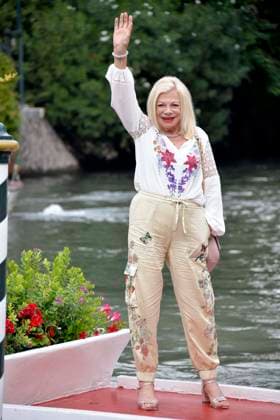 77th Venice Film Festival 2020, Celebrity Excelsior Arrivals. Pictured Sandra Milo  Copyright: xSimonexComix xIPAx xVeneziax2020x