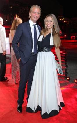 Salzburger Festspiele 29.07.2016 Victoria Swarovski + Verlobter Werner Muerz bei der Ankunft zur Audi-Night am Restaurant - M32 - auf dem Moenchsberg, Salzburg, im Rahmen der Salzburger Festspiele - 29.07.2016 - *** Salzburg Festival 29 07 2016 Victoria Swarovski fiancé Werner Muerz on arrival for the Audi Night at Restaurant M32 on the Moenchsberg, Salzburg, as part of the Salzburg Festival 29 07 2016
