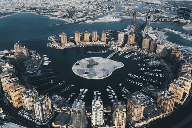 Construction in Doha, Qatar  747646389164048401