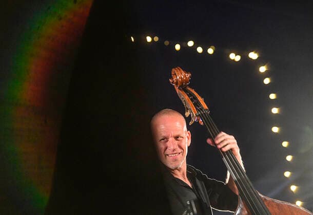 Israeli jazz bassist Avishai Cohen performs during the opening of 24th Strings of Autumn music festival in Prague, Czech Republic, September 11, 2020. (CTKxPhoto RomanxVondrous) CTKPhotoP202009111088801 vnd 3