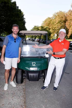 Jan Hartmann and Sepp Schauer at the 26 Eagles Tabaluga Golf Cup 2020 at the Golf Club Tutzing Tutzing, 12 09 2020 Foto:xS.xAdamx xFuturexImage