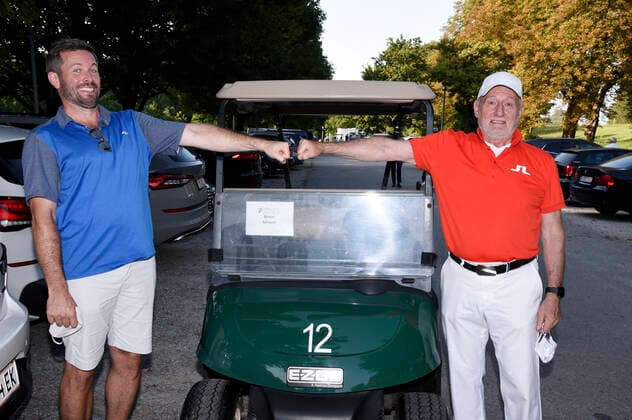 Jan Hartmann and Sepp Schauer at the 26 Eagles Tabaluga Golf Cup 2020 at the Golf Club Tutzing Tutzing, 12 09 2020 Foto:xS.xAdamx xFuturexImage