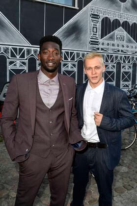 Farba Dieng and Julius Nitschkoff on their arrival for the 21 presentation of the First Steps Awards 2020 in the Säälchen Berlin, 14 09 2020 Foto:xF.xKernx xFuturexImage