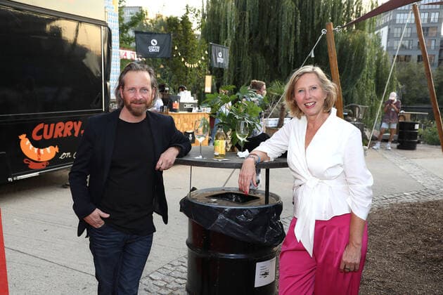 Fabian Busch and Petra Zieser at the presentation of the First Steps Awards on 14 09 2020 in Berlin First Steps Awards 2020 in Berlin