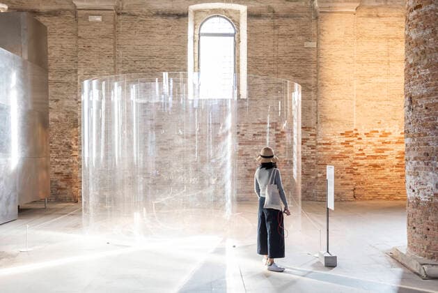 Architektur von SANAA 16Â° Venice Architecture Biennale curated by Grafton Architects in 2018. Guruguru by Kazuyo Sejima + Ryue Nishizawa SANAA.  Copyright: xFrancescoxRussox