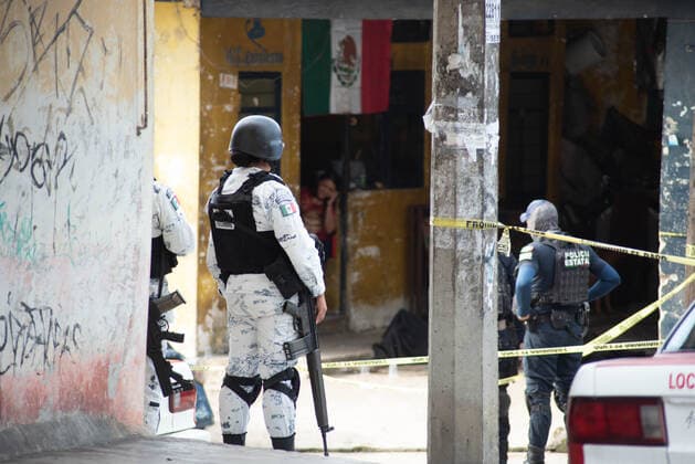 September 15, 2020, Coatepec, Veracruz, Mo xico: A man is shot to death outside his house in Coatepec. Coatepec MÃ xico - ZUMAqp1_ 20200915_zip_qp1_008 Copyright: xHectorxAdolfoxQuintanarxPerezx