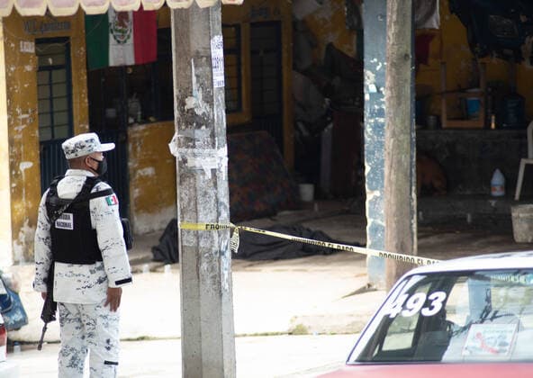 September 15, 2020, Coatepec, Veracruz, Mo xico: A man is shot to death outside his house in Coatepec. Coatepec MÃ xico - ZUMAqp1_ 20200915_zip_qp1_010 Copyright: xHectorxAdolfoxQuintanarxPerezx
