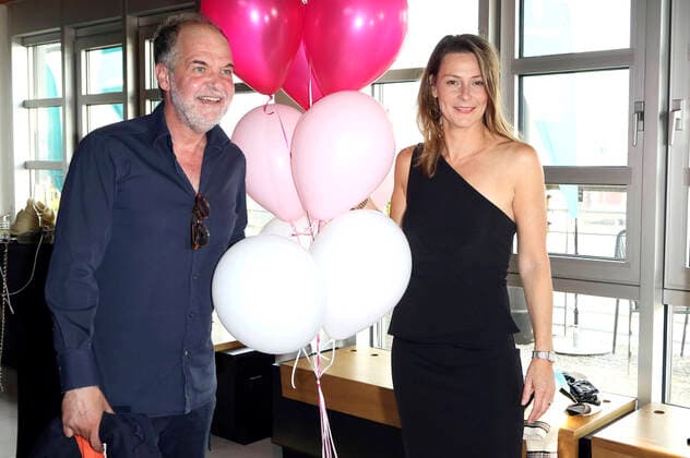 Marek Erhardt and Anja Reschke at the presentation of the EMOTION Award 2020 in the Ginn Hotel Hamburg, 15 09 2020 Foto:xC.xTamckex xFuturexImage