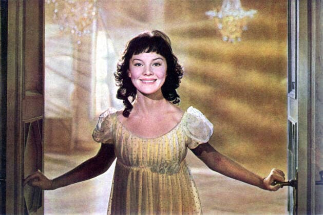 WAR AND PEACE LYUDMILA SAVELYEVA as Natasha Date: 1968  Mandatory credit line: Image courtesy MOSFILM Ronald Grant Archive Mary Evans