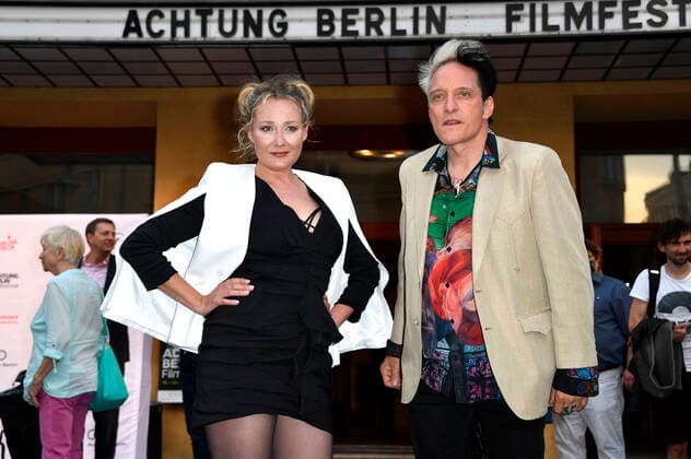 Monika Anna Wojtyllo and Bela B Felsenheimer at the opening of the Achtung Berlin New Berlin Film Award Film Festival 2020 with the feature film Leif in Concert Vol 2 at the Babylon cinema Berlin, 16 09 2020 Foto:xF.xKernx xFuturexImage