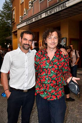 Florian Kleine and Ben Bela Böhm at the opening of the Achtung Berlin New Berlin Film Award Film Festival 2020 with the feature film Leif in Concert Vol 2 at the Babylon cinema Berlin, 16 09 2020 Foto:xF.xKernx xFuturexImage