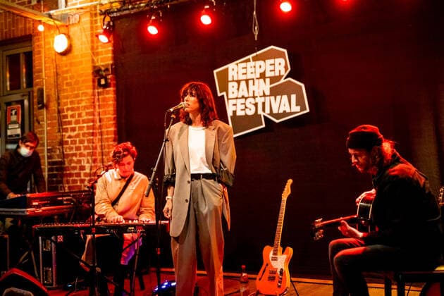 Hamburg, 16 September 2020 Drew Sycamore at a concert in front of the Hamburger Knust as part of the Reeperbahn Festival 2020