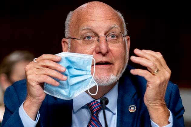 Dr. Robert Redfield, Director of the Centers for Disease Control and Prevention speaks at a US Senate Appropriations subcommittee hearing on a Review of Coronavirus Response Efforts on Capitol Hill, Wednesday, Sept. 16, 2020, in Washington. Copyright: xAndrewxHarnikx xPoolxviaxCNPx MediaPunchx