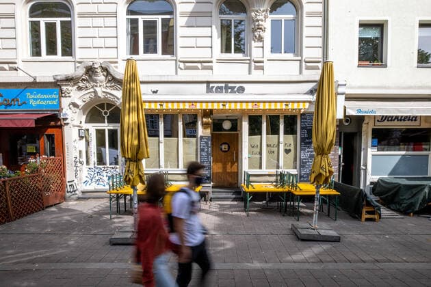 Hamburg, 17 September 2020 Bar Katze in Hamburgs Schanzenviertel