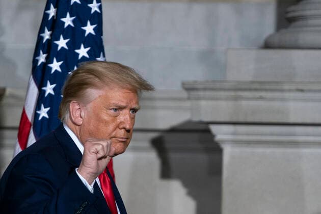 September 17, 2020, Washington, District of Columbia, USA: United States President Donald J. Trump makes remarks at the White House Conference on American History in observance of Constitution Day at the National Archives in Washington, DC on Thursday, September 17, 2020 Washington USA - ZUMAs152 20200917_zaa_s152_137 Copyright: xAlexxEdelmanx