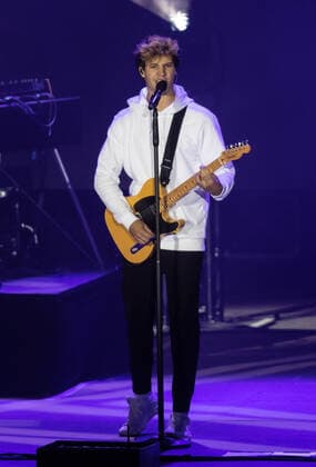 Wincent Weiss concert Berlin 2020 Berlin, 18 09 20, Wincent Weiss at the concert of the Back to live Open Airs 2020 in the Waldbuehne Berlin Berlin Germany Waldbuehne