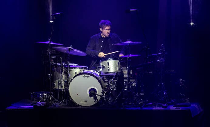 Wincent Weiss concert Berlin 2020 Berlin, 18 09 20, Florian Kettler drums at the Wincent Weiss concert of the Back to live Open Airs 2020 in the Waldbuehne Berlin Berlin Deutschland Waldbuehne