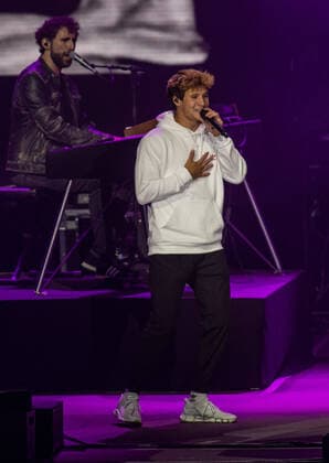 Wincent Weiss concert Berlin 2020 Berlin, 18 09 20, Manuel Weber Keyboard and singer Wincent Weiss at the concert of the Back to live Open Airs 2020 in the Waldbuehne Berlin Berlin Deutschland Waldbuehne