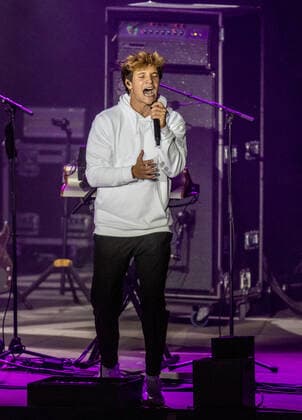 Wincent Weiss concert Berlin 2020 Berlin, 18 09 20, Wincent Weiss at the concert of the Back to live Open Airs 2020 in the Waldbuehne Berlin Berlin Germany Waldbuehne