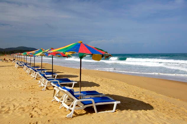 Phuket, Thailand, beach umbrellas, Patong Beach, McPINS McPINS