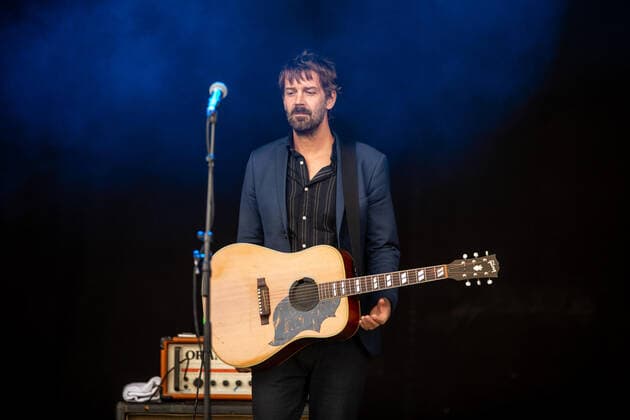 Hamburg, 19 September 2020 Niels Frevert at a concert on the Festival Village Stage as part of the Reeperbahn Festival 2020