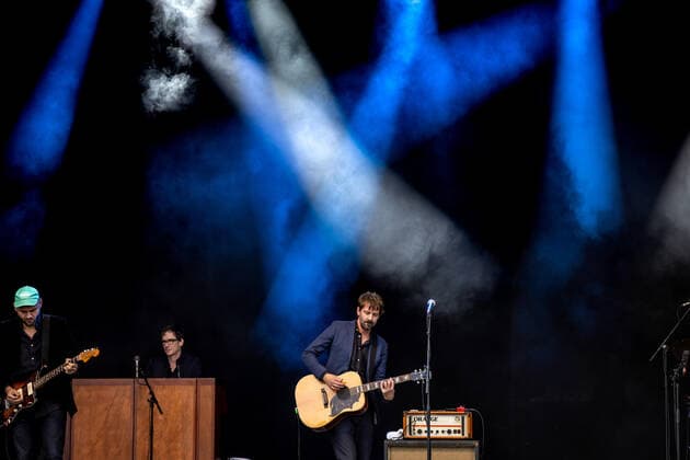 Hamburg, 19 September 2020 Niels Frevert at a concert on the Festival Village Stage as part of the Reeperbahn Festival 2020