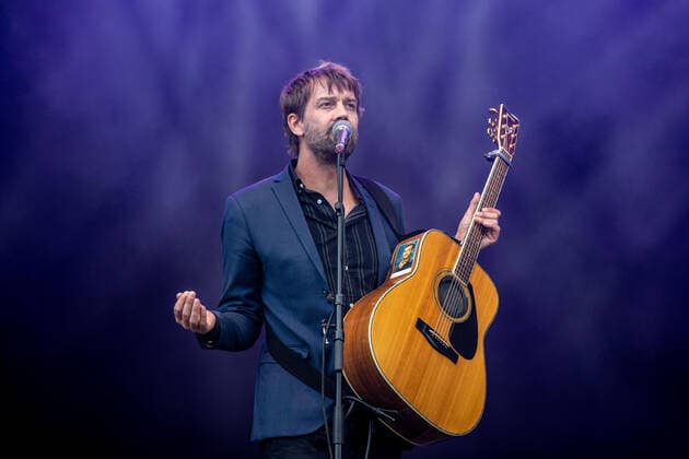 Hamburg, 19 September 2020 Niels Frevert at a concert on the Festival Village Stage as part of the Reeperbahn Festival 2020