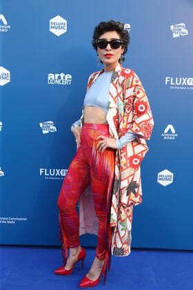 Hamburg Arya Zappa at the presentation of the Anchor Award 2020 in the St Pauli Theater Hamburg Reeperbahn Festival International Music Award 19 9 2020