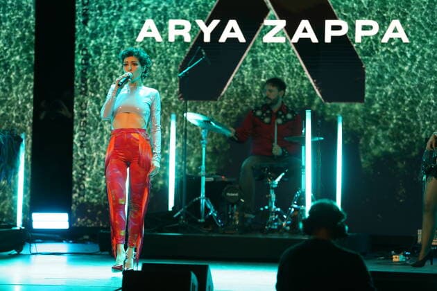 Hamburg Arya Zappa at the presentation of the Anchor Award 2020 in the St Pauli Theater Hamburg Reeperbahn Festival International Music Award 19 9 2020