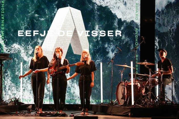 Hamburg Eevje de Visser Pop from Holland at the Anchor Award 2020 ceremony in the St Pauli Theater Hamburg Reeperbahn Festival International Music Award 19 9 2020