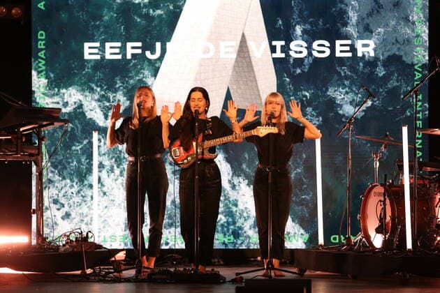 Hamburg Eevje de Visser Pop from Holland at the Anchor Award 2020 ceremony in the St Pauli Theater Hamburg Reeperbahn Festival International Music Award 19 9 2020