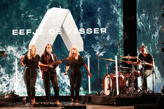 Hamburg Eevje de Visser Pop from Holland at the Anchor Award 2020 ceremony in the St Pauli Theater Hamburg Reeperbahn Festival International Music Award 19 9 2020