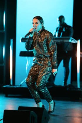 Hamburg Melanie Chisholm Mel C Melanie C former Spice Girls on stage Presentation of the Anchor Award 2020 at the St Pauli Theater Hamburg Reeperbahn Festival International Music Award 19 9 2020