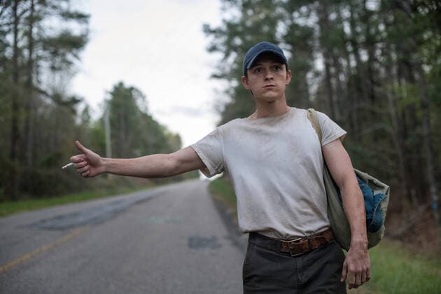 Tom Holland, The Devil All The Time (2020) Credit: Glen Wilson Netflix The Hollywood Archive Los Angeles CA  Copyright: xGlenxWilson Netflixx 34037009THA