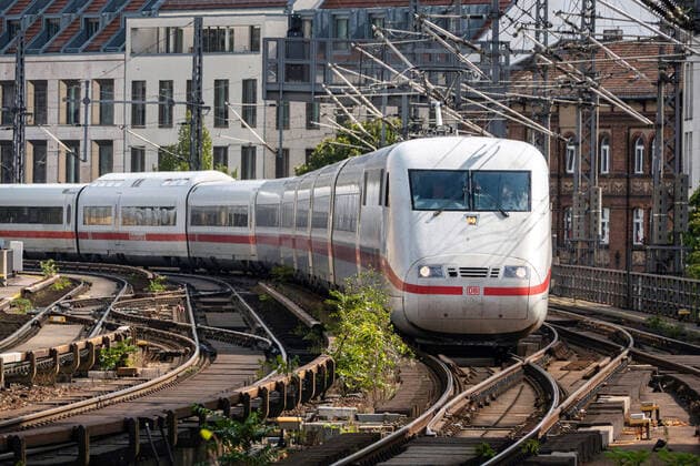 29 08 2020,Berlin,Germany,GER,Intercity Express ICE seen at Friedrichstraße station