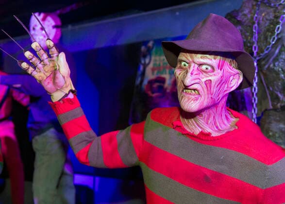 September 22, 2020 - Hollywood, California, USA - Premiering at the Montalban on September 24 will be Icons of Darkness, an exhibit of Sci-Fi, Horror and Fantasy memorabilia amassed over decades of collecting by Richard Rich Correll. Consisting of more than 3,000 items and valued at over $13 million, Correll s holdings, 65% of which are in the exhibition, include screen-used artifacts, life-like replicas and props from films spanning nearly 100 years of Hollywood history. Hundreds of films are represented, including Frankenstein, The Exorcist, Star Wars, Iron Man, Jurassic Park, Spiderman, The Joker, and Harry Potter. The exhibit opens to the public in two days with appropriate social distancing guidelines in effect. Hollywood U. - ZUMAce6_ 20200922_zaf_ce6_001 Copyright: xBrianxCahnx