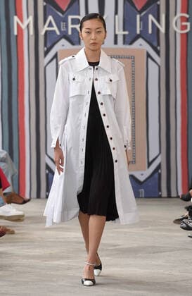 Milan Fashion Week, Woman Spring Summer 2021 Milan, Woman Fashion Spring Summer 2021. Maryling catwalk Pictured: Model  Copyright: xSimonaxChiocciax xIPAx xFotosickix