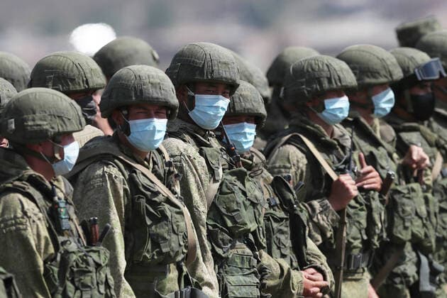Bilder des Jahres 2020, News 09 September News Themen der Woche KW39 News Bilder des Tages ALAGYAZ, ARMENIA - SEPTEMBER 24, 2020: Servicemen from Armenia and Russia s Southern Military District take part in the Kavkaz-2020 Caucasus 2020 military exercise at the Alagyaz training ground. Over 1,500 servicemen and 300 units of equipment from Armenia are involved in the drills. Vagram Bagdasaryan Photolure TASS  TS0E8360