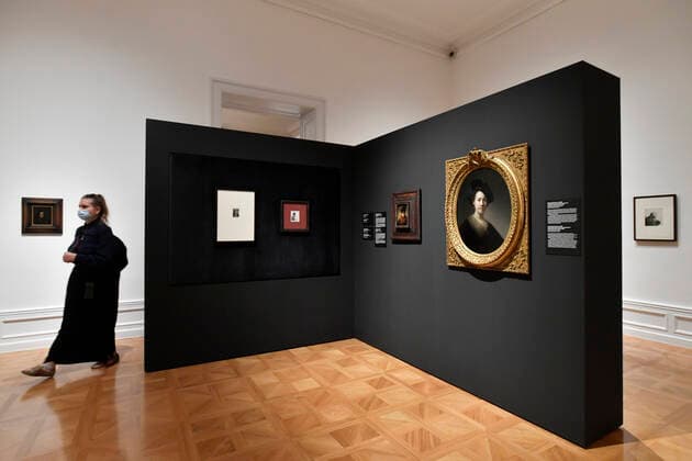 Journalistic tour of the big international exhibition of works by Rembrandt van Rijn called Rembrandt: Portrait of a Man, took place in the Kinsky Palace in Prague, Czech Republic, on September 24, 2020. (CTKxPhoto VitxSimanek) CTKPhotoP202009240665701 VIS 005