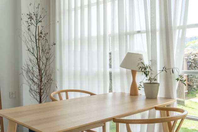 Nordic log-colored interior space furniture.  820227093042954248