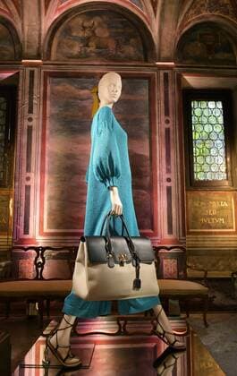 Italy, Milan Luisa Spagnoli Spring Summer 2021 collection preview In the photo: clothes from the collection on display  Copyright: xNickxZonnax xIPAx xNickxZonnax
