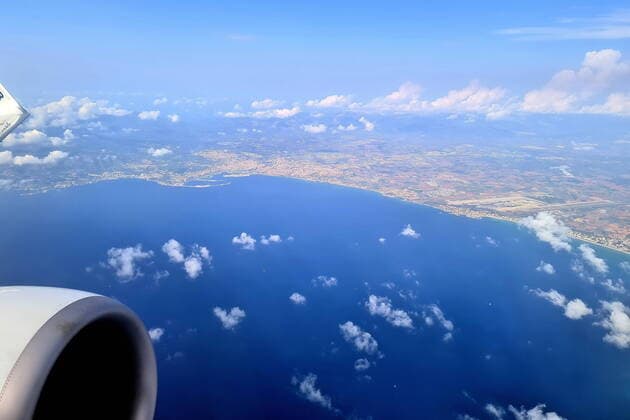 Palma theme photo Corona, holiday, Mallorca, 22 09 2020 View from the plane to the bay of Palma de Mallorca, theme photo Corona, holiday, Mallorca Jogi Eibner press photo Copyright: xAugstx xEibner-Pressefotox EP_jat