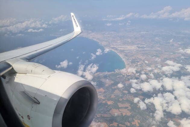 Palma theme photo Corona, holiday, Mallorca, 22 09 2020 View from the plane to the bay of Palma de Mallorca, theme photo Corona, holiday, Mallorca Jogi Eibner press photo Copyright: xAugstx xEibner-Pressefotox EP_jat