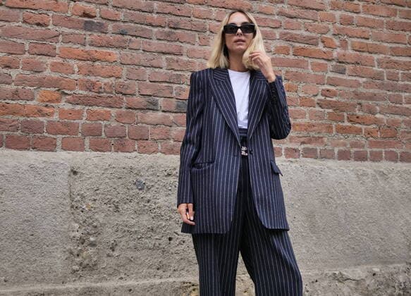Italy: Max Mara street style Candela street style outfit after Max Mara Fashion Show during Milan Fashion Week Fall Winter 2020 2021 collections. Milan Italy Milan Italy Copyright: LucaxPonti
